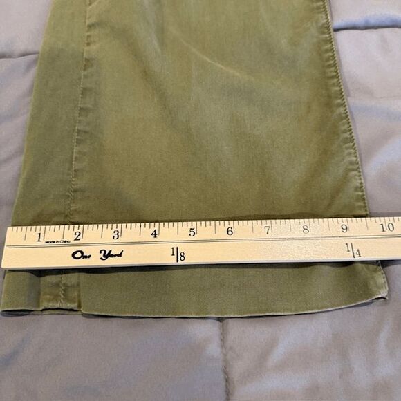 Mother "The Cinch Greaser" Killing Time Fatigue Green Pants Wide Leg Size 25 - Picture 15 of 16